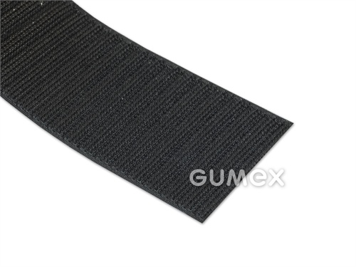 Klettverschluss VELCRO, Velour 3165, "HAKEN", Breite 100mm, PA, schwarz, 